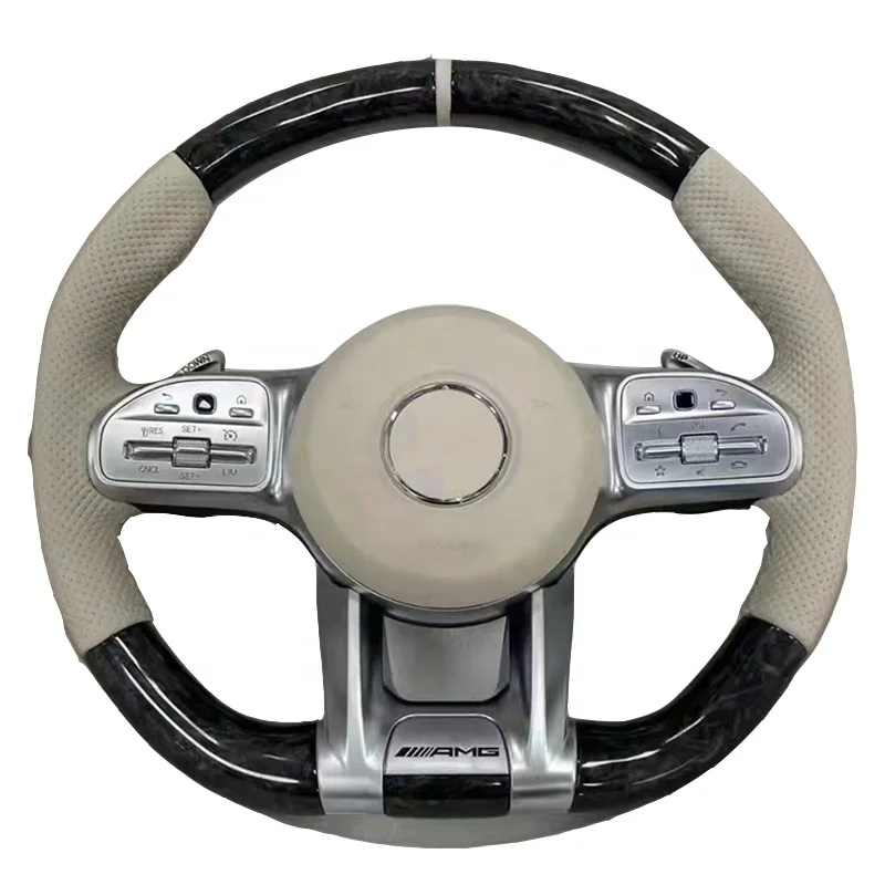 

Professional Factory Real Carbon Fiber AMG Steering Wheel For Mercedes- AMG Vito V-Class