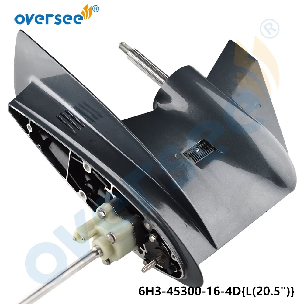 Motor de popa de 2 tempos, Assy de unidade inferior, eixo longo para Yamaha 60HP 70HP, 6H3-45300-16-4D 6H3-45300-20-8D