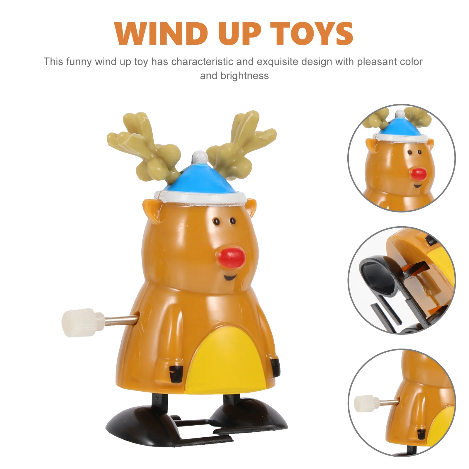 3 قطعة إِلْكَة عيد الميلاد يختتم عقارب الساعة اللعب حفلة عيد الميلاد تفضل الإبداعية مضحك الاطفال هدية الجدة عطلة ديكور