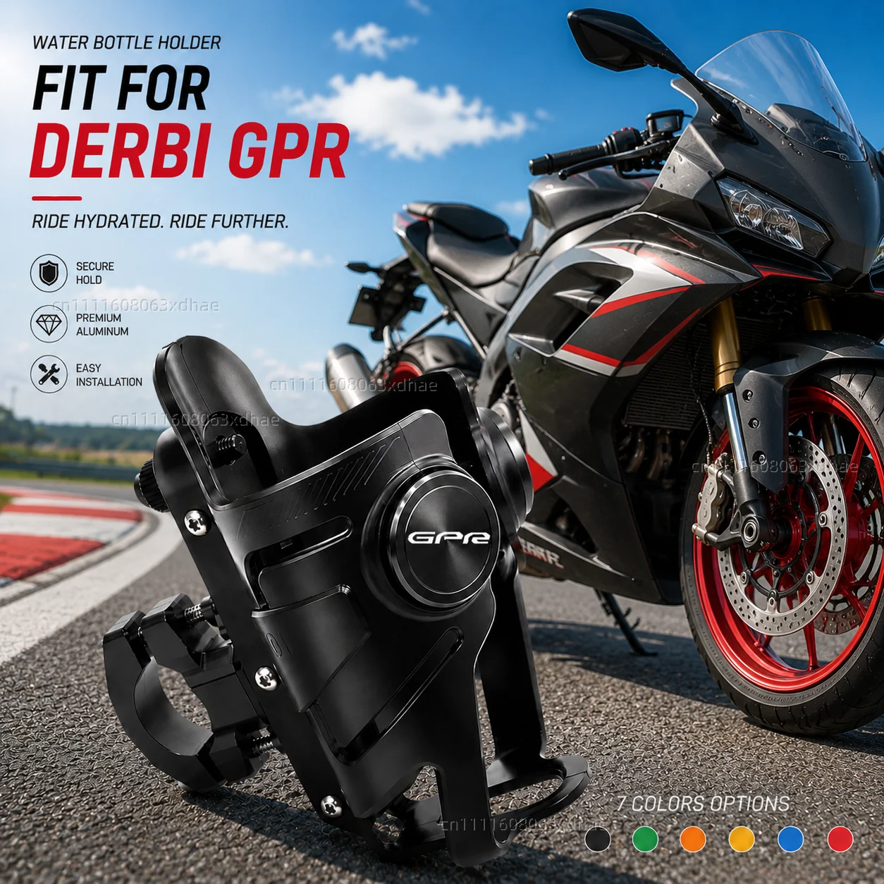 

Motorcycle Water Bottle Holder For Derbi GPR 50 125 75 Sport 125 2t 4t Coffee Beverage Tea Cup Support Modification Accessories