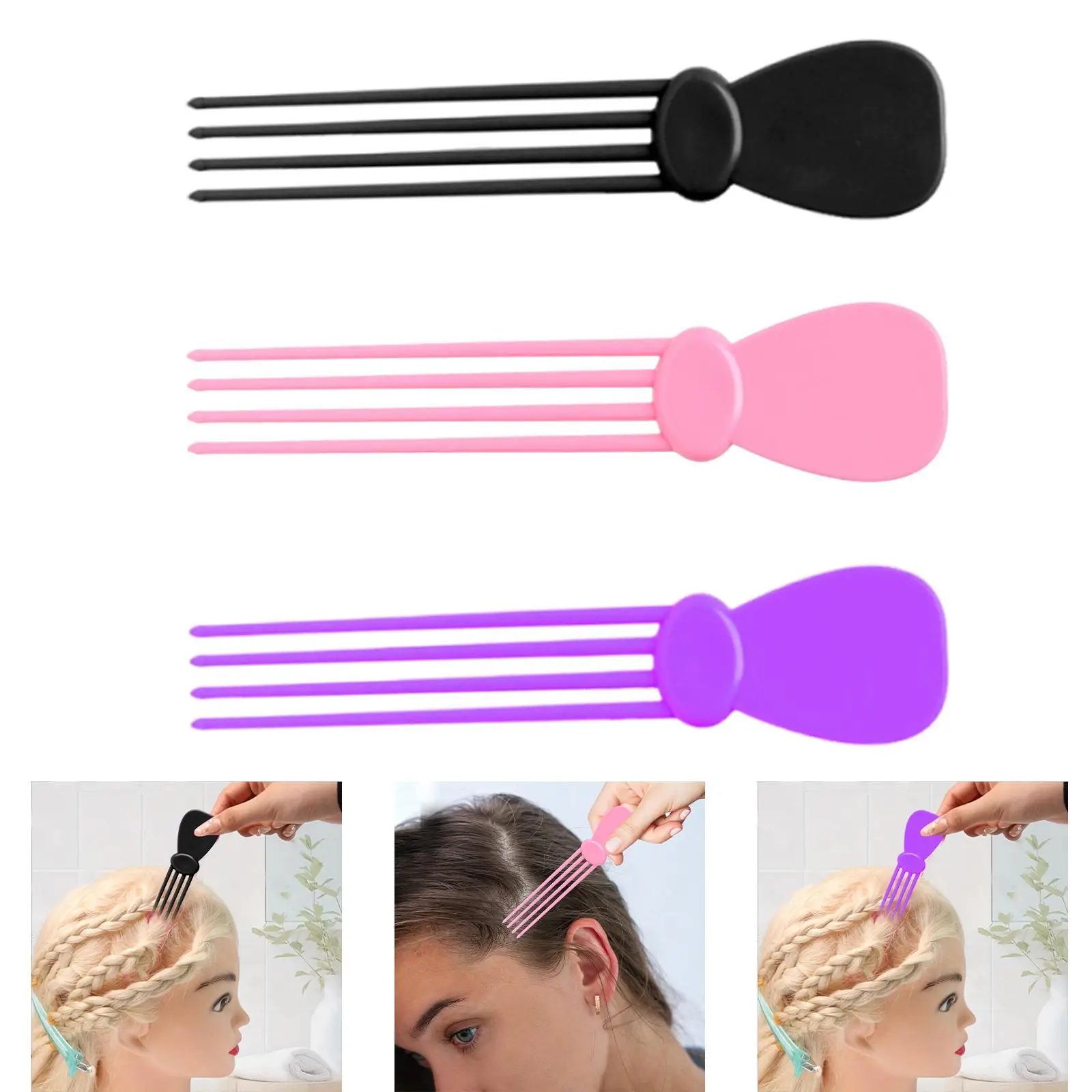 

1pc Scalp Massage Comb Long Toothed Scratching Head SPA Meridian Dredging Device Scalp Acupoint Scraping Massager Styling Tools