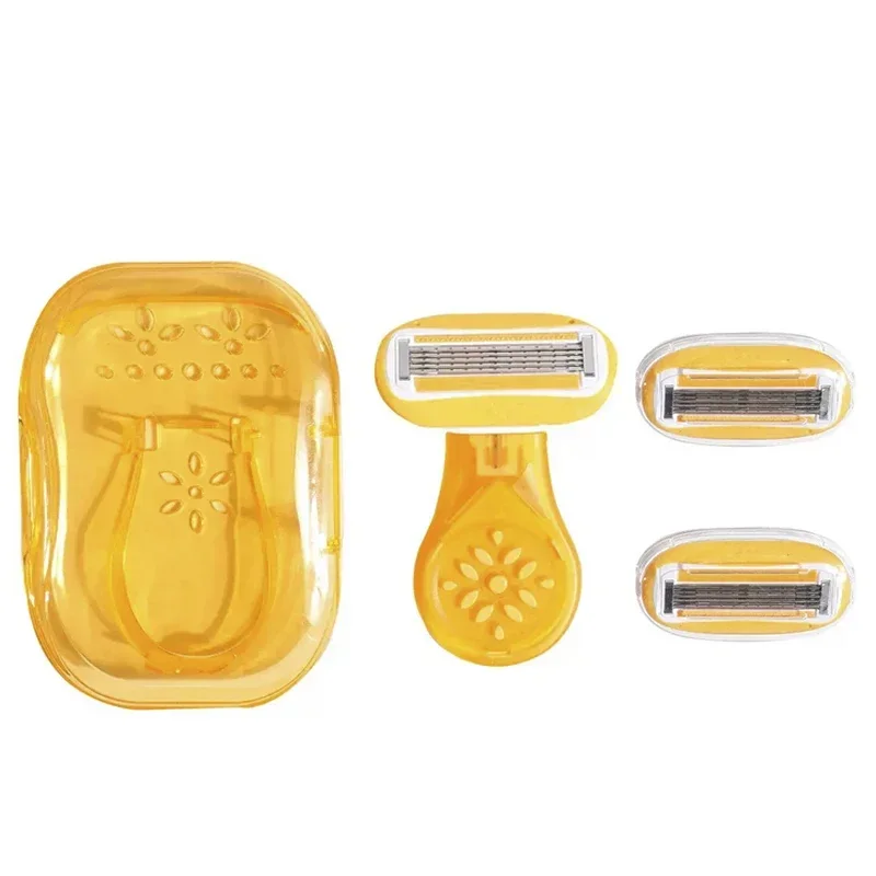Women Safety Razor Blades Bikini Comfortable Hair Remover 5-Layer Replacement Head Female Shaving Blades for  Razor