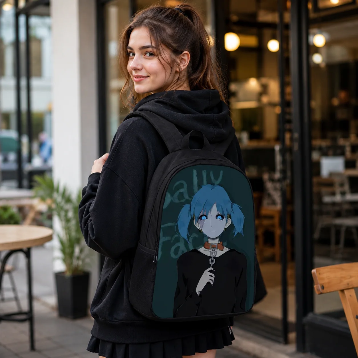 Sally Face Horror Game School Backpack Shoulder Bag Cartoon Bag For Kids Boys Girls Students Birthday Gift