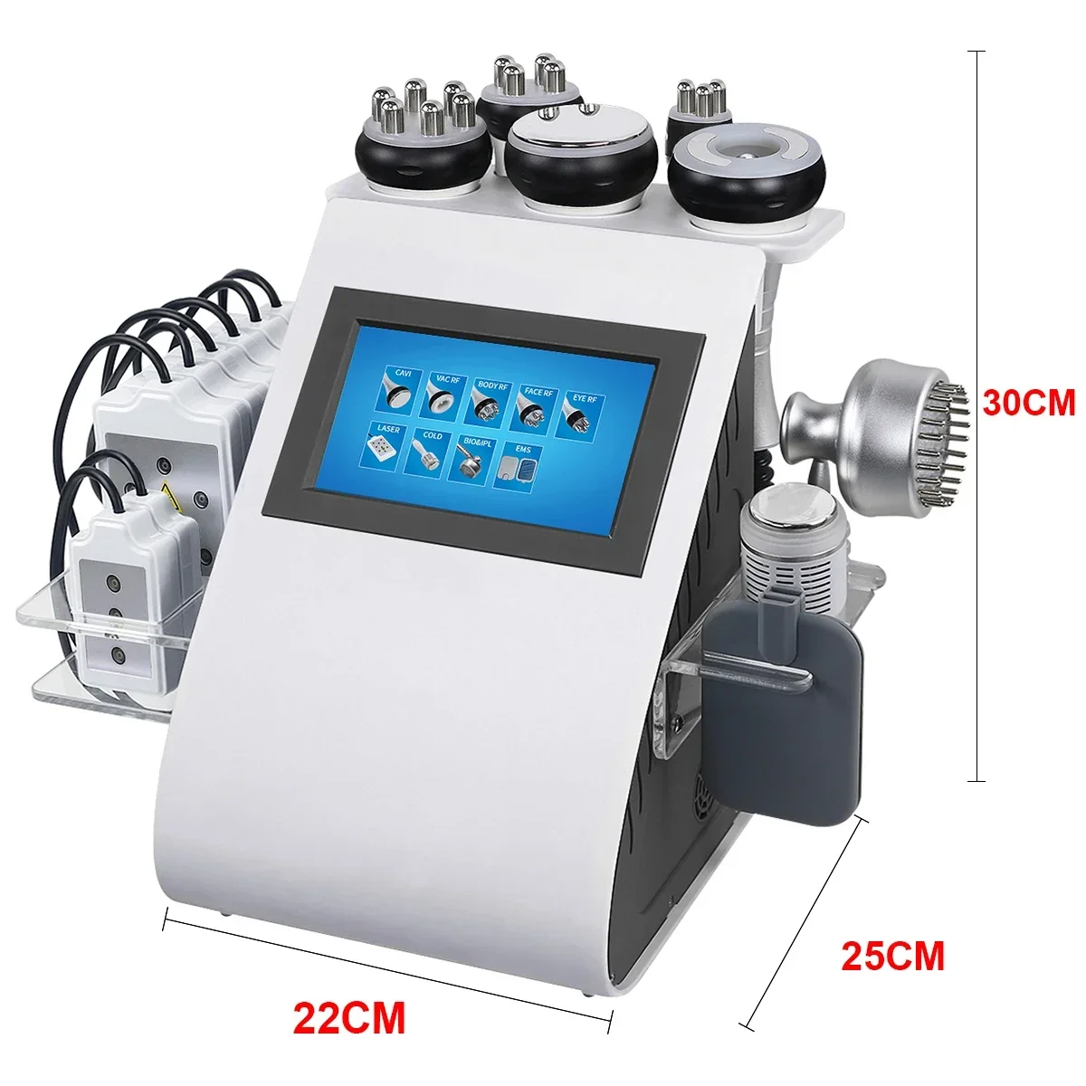 9 w 1 kawitacja ultradźwiękowa maszyna do spalania tłuszczu RF urządzenie wyszczuplające do ciała EMS LED Photon odmładzanie skóry Lifting dla urody — zdjęcie 3