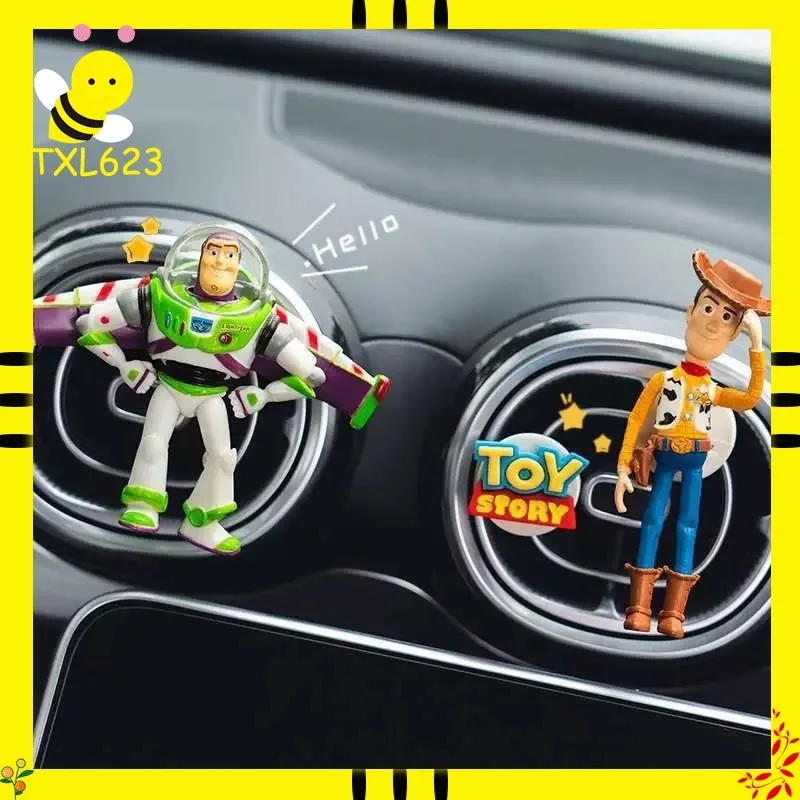 

Ароматизаторы для автомобиля в виде персонажей из мультфильма «История игрушек»: Базз Лайтер, Вуди, Форки. Милые мультяшные фигурки для воздуховодов, украшения для салона авто.