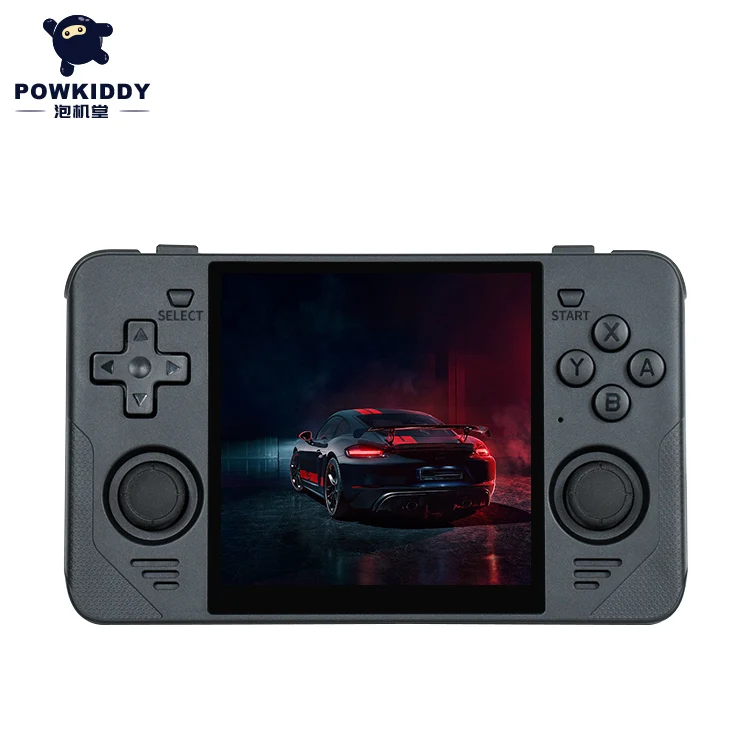 Powkiddy RGB30 Dual Players Battle Handheld Game Console 4 inches Screen Smooth System Retro Gaming Box Player Christmas Gifts