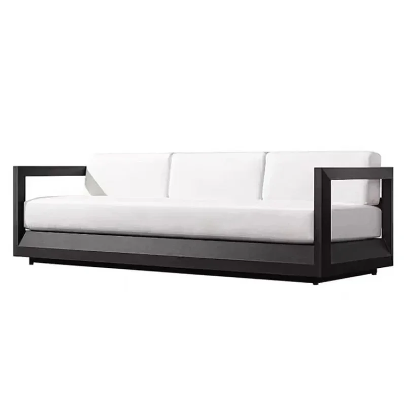 

Aluminum Outdoor Sofa Furniture Set Luxury Villa Patio Leisure Sofa Chair