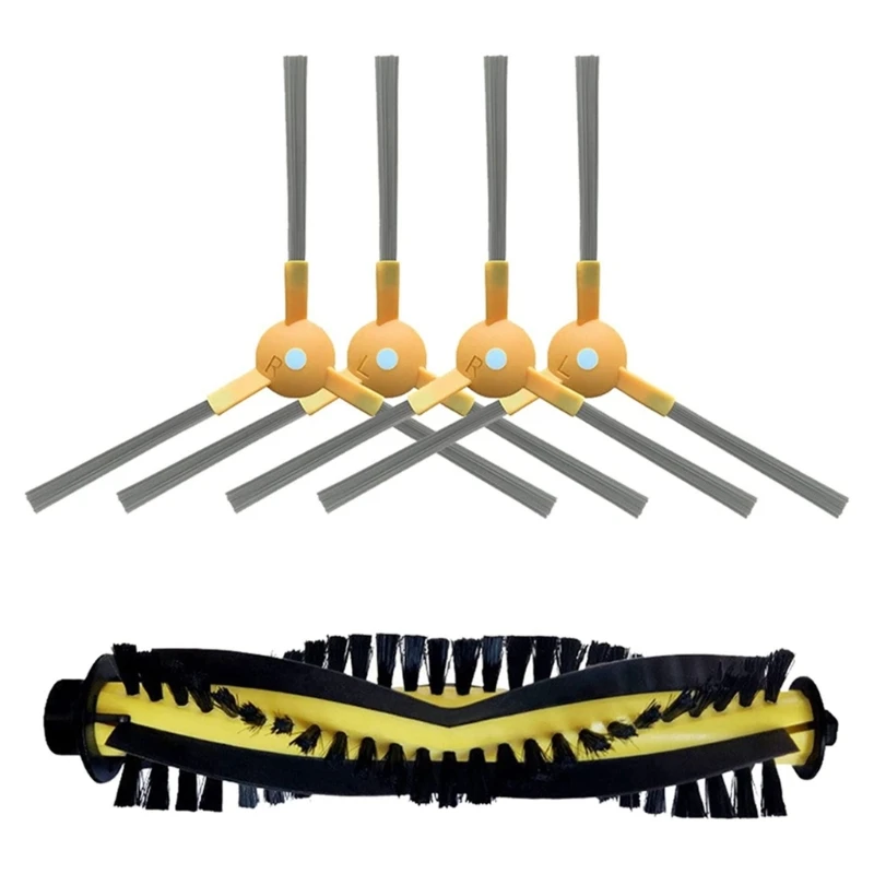 Cepillo lateral principal de rodillo suave M2EE para aspiradora Tesvor S6, X500, X520, X600, lavable