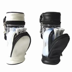 Custodia portatile piccola per palline da golf, porta tee, custodia con 3 palline e 3 magliette, set per accessori per la pratica dell'allenamento