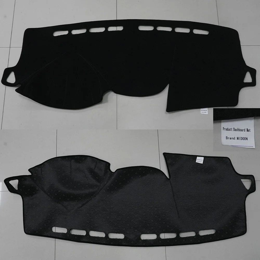 MIDOON Car Dashboard Cover For Toyota Corolla 2007-2013 Dash Mat Sun Shade Anti-UV Carpets Car Accessories