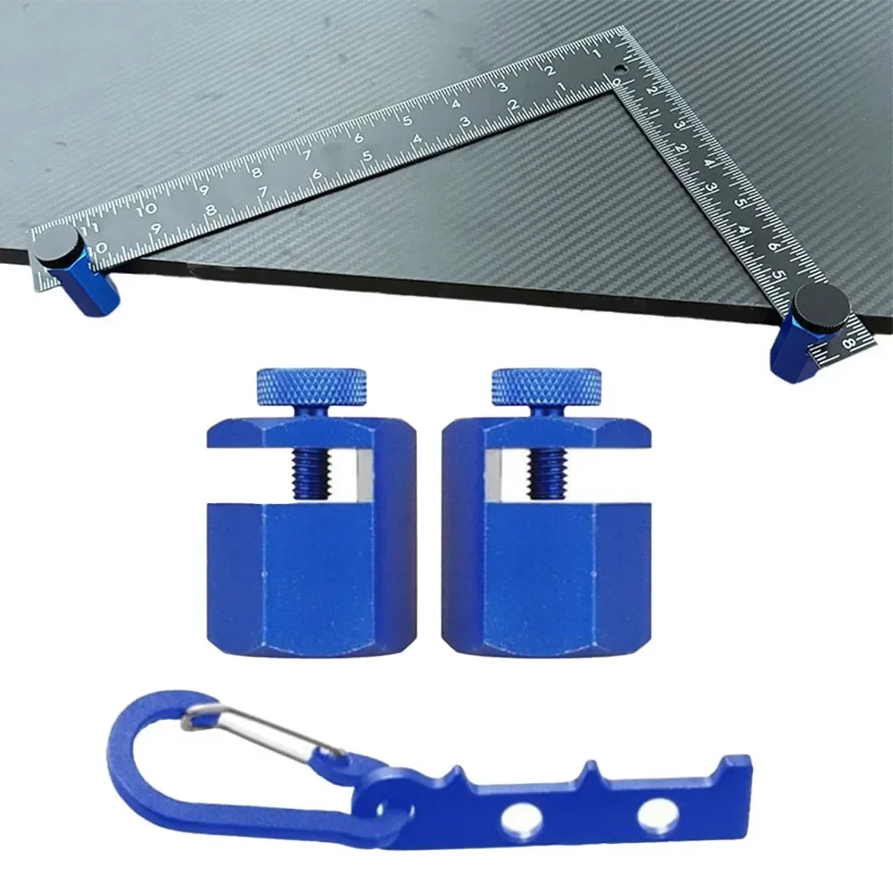 

Woodworking Tasks 3.8x2.5cm Framing Square Stair Gauge For Woodworking Clamping Tool Attachment Tool Stable Clamping
