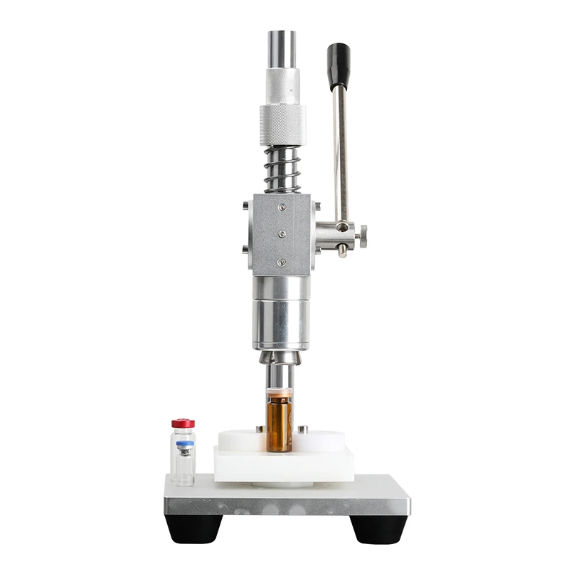 Capping Machine Packaging Equipment Manual Oral Liquid Bottle Sealing Capper Aluminum Plastic Locking Tools for Oil Glass Bottle view 3