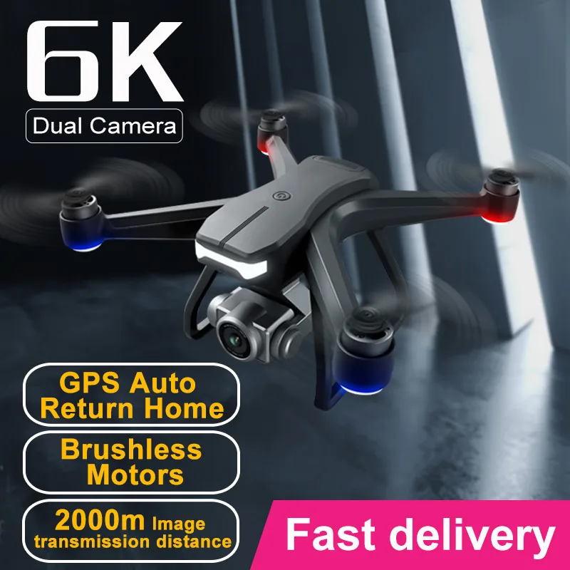 F11 FPV GPS Drone 4K/6K Professinal Electric Dual Lens Optical Flow Brushless Motor RC Quadcopter Toys Follow Me