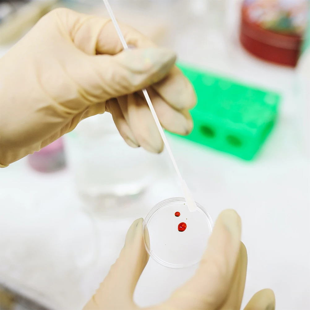 60 Pcs Nasal Swabs and Pharyngeal Disposable Pharynx Flocking Throat Mouth Medical Flocked