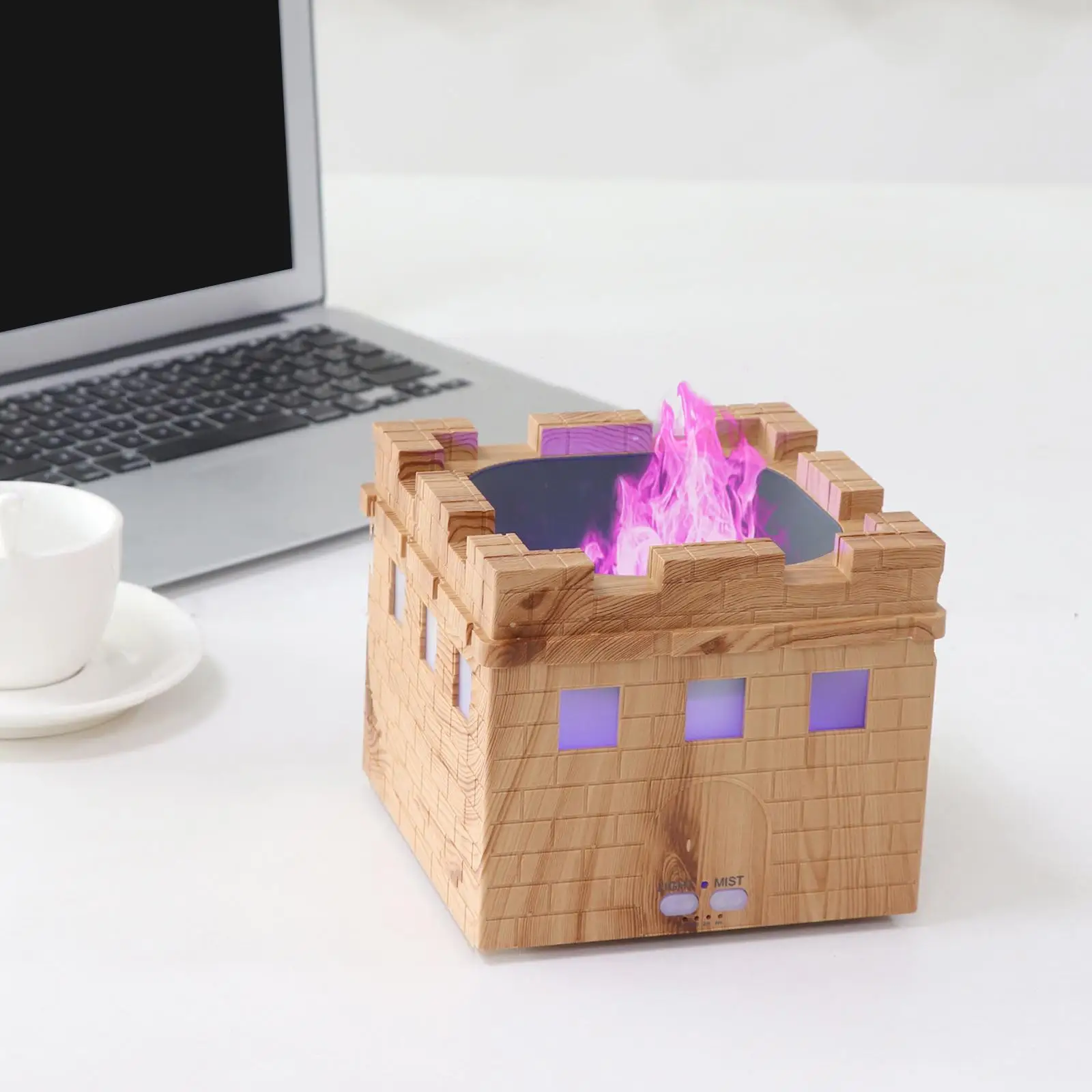 Essential Oil Diffusers Mist Humidifier Quiet with Atmosphere Light Portable for Reading Doing Yoga Sleeping Toilet Living Room