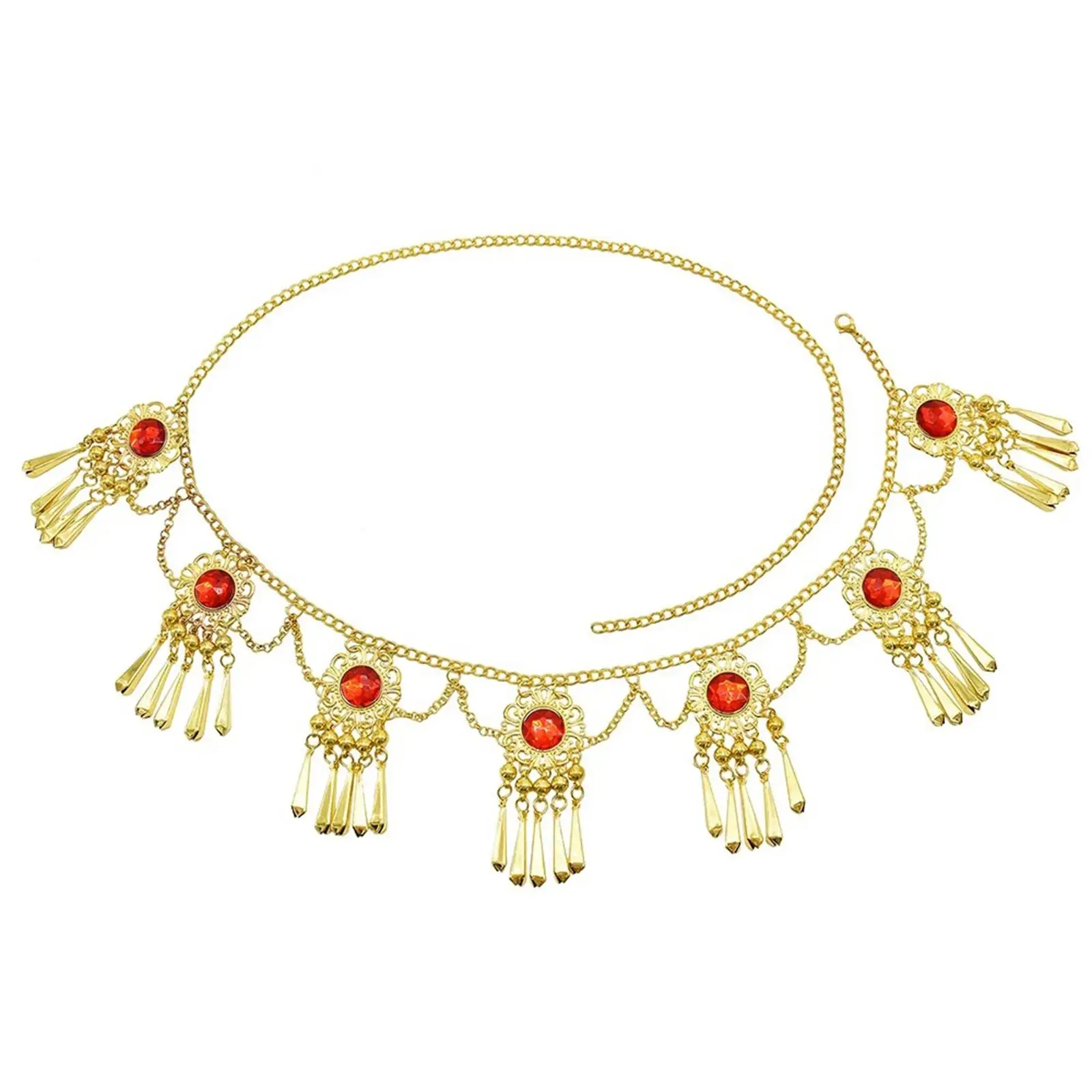 

Belly Chain Bohemian Casual Metal Chain Trendy Tassel Waist Chain for Wedding