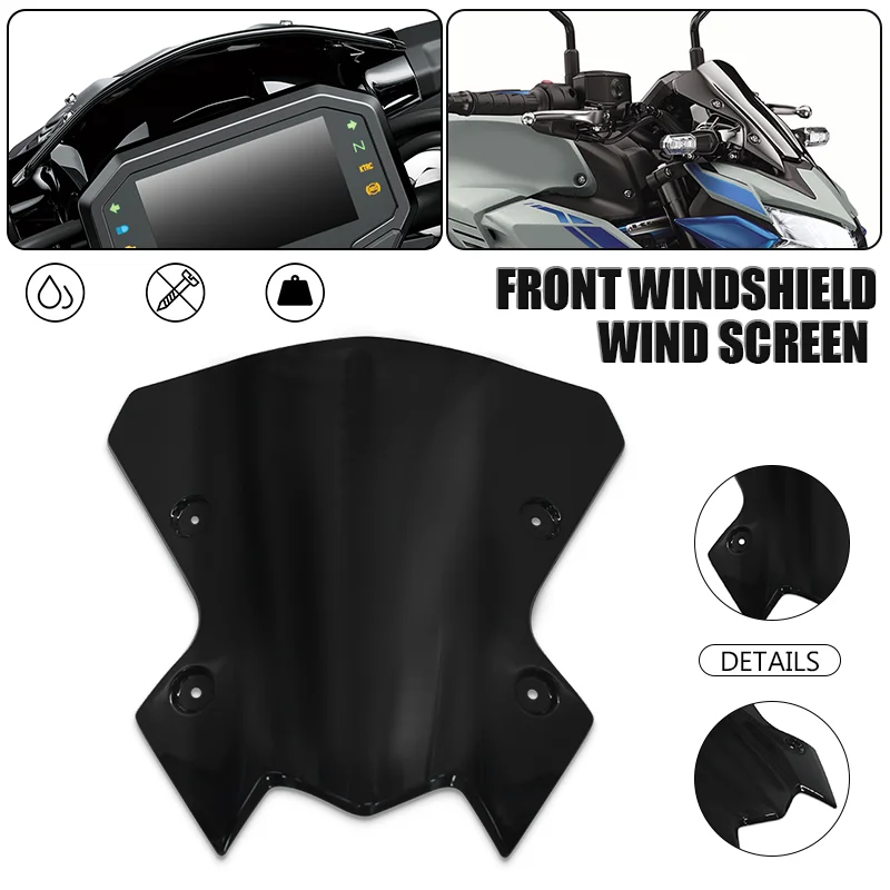 

New For Z650 Z900 20-24 Motorcycle Windshield Windscreen Windproof Air Wind Screen Deflector Sport Screen Viser Visor z650 z900