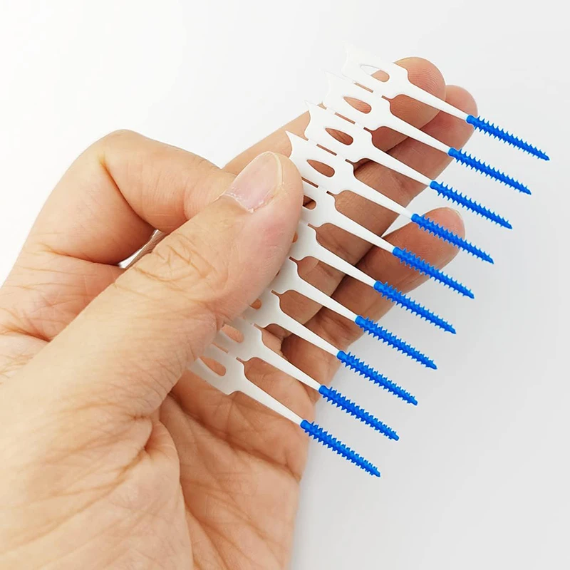 20/40/100 Pcs Interdental Brush Cleaning Soft Rubber Teeth Dental Tools Cleaning Between Teeth Toothbrush Oral Hygiene Care Tool