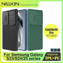 NILLKIN CamShield Pro Case for Samsung Galaxy S25, S25 Plus, S25 Ultra, Camera Privacy Shield, All-Around Coverage, Precise Fit