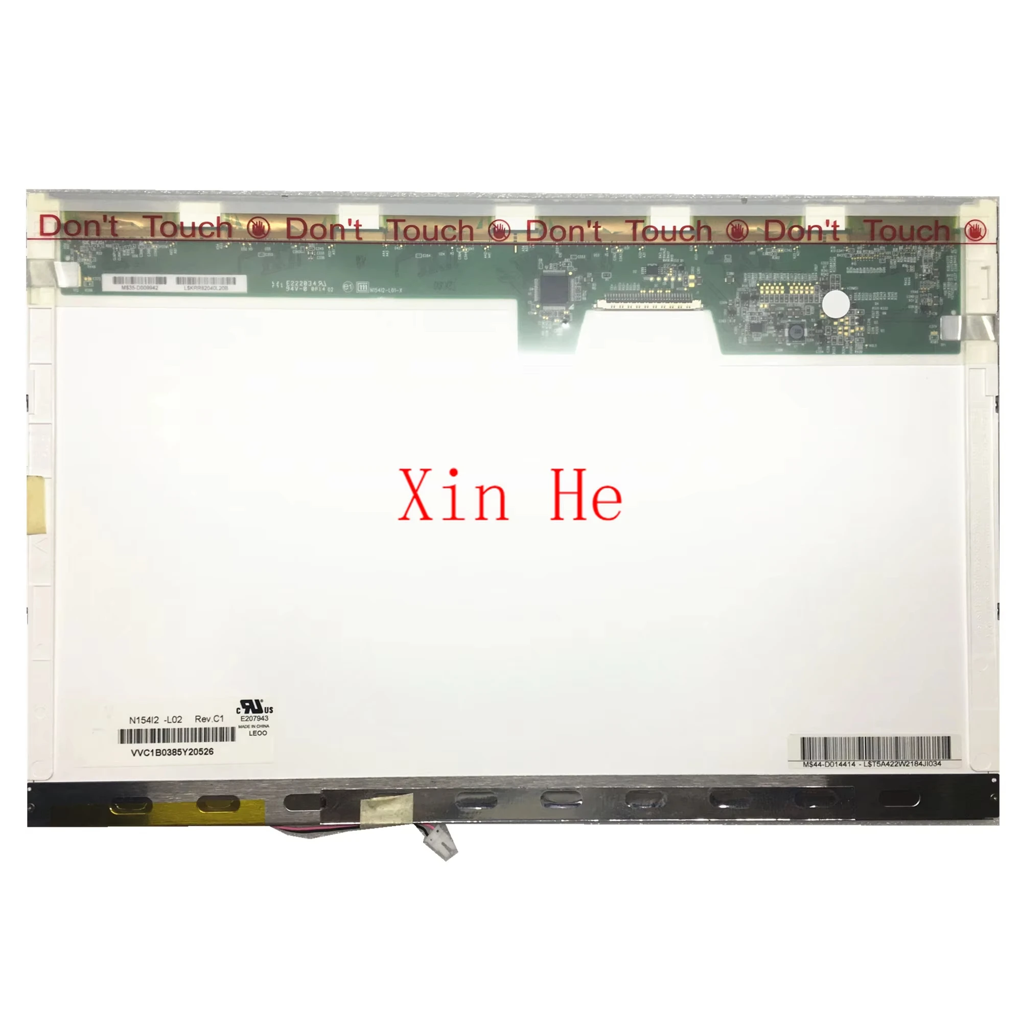 N154I2-L02 CLAA154WB03A LP154W01-A3K2 LP154WX2-TLC1 LTN154X3-L05 15.4 ''Tela LCD para laptop 1280*800 LVDS 30 pinos