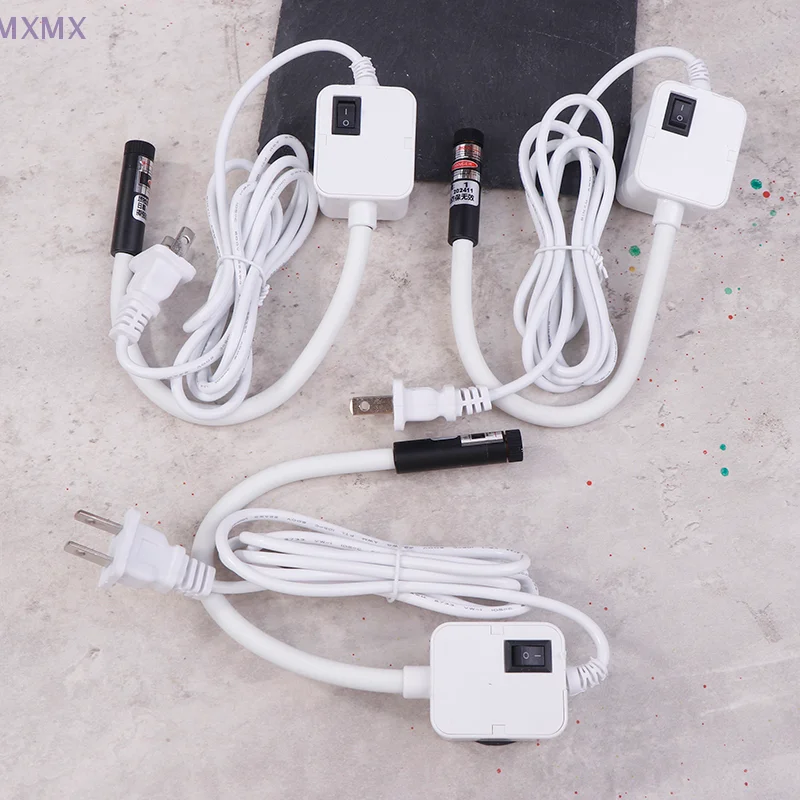 USB DC 5V Luce di posizionamento laser rossa Punto/Linea/Croce Lampada da lavoro a infrarossi Taglio con base magnetica Accessori per macchine da cucire