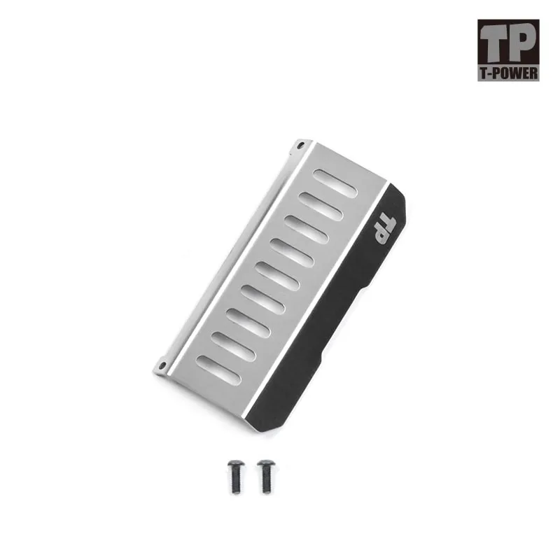 Para km 1/8 dodge ram 1500 rc crawler metal placa skid chassi armadura guarda proteção inferior bash placa rc atualização parte