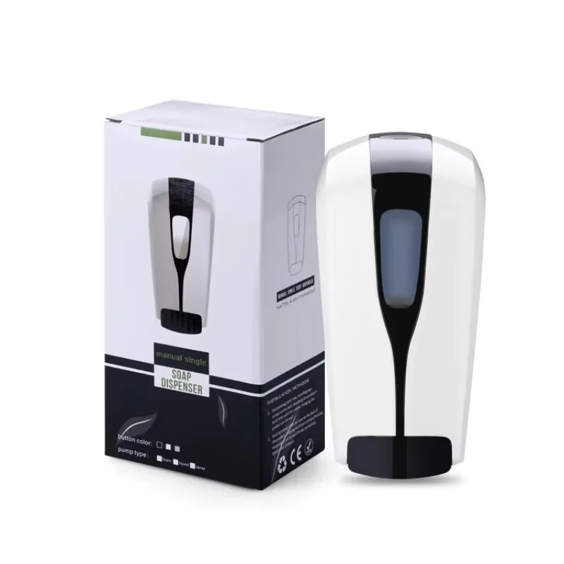 automatic soap dispensers Factory Wholesale Wall Mounted ABS Plastic Healthy Soap Dispenser Liquid Refillable Pump Hand Dispense