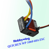 1pcs Original Hobbywing QUICRUN WP 1060 60A Waterproof Brushed ESC With BEC For 1:10 RC Car Waterproof