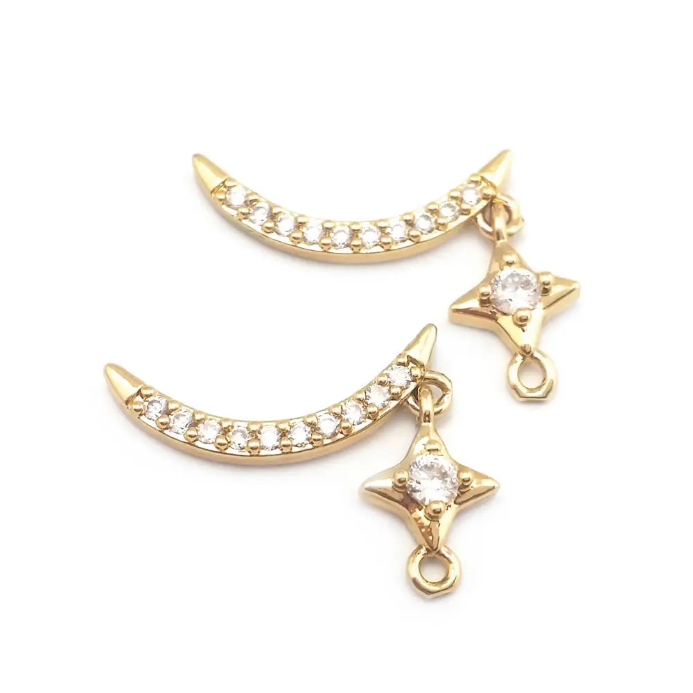 Boucles d'oreilles en or 18 carats pour documents, breloques en forme de libellule, bijoux de bricolage, accessoires de haute qualité, laiton, cuir chevelu d'arbre