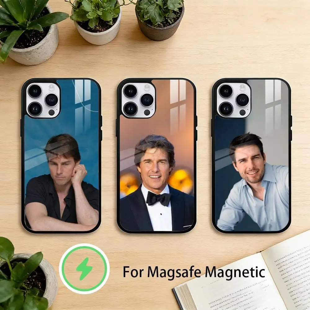

Tom Cruise Phone Case For iPhone 17,16,15,14,13,12,Plus,Pro,Max For Magnetic Wireless Charge