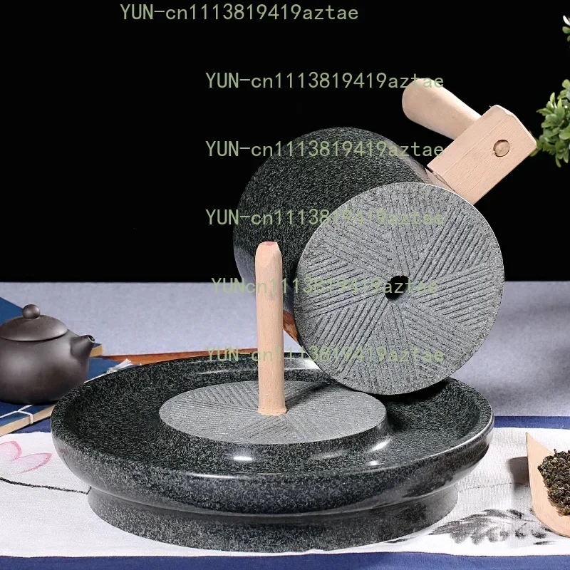 Handmade Matcha Grinder Traditional Tea Mill Stone Grinding Tool for Household