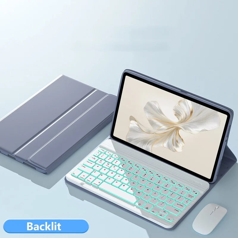 

Чехол-клавиатура для Honor Pad X8A 11-дюймовая съемная беспроводная клавиатура с подсветкой и чехлом для Honor Pad X8a X8 A 11 дюймов 2024 Teclado