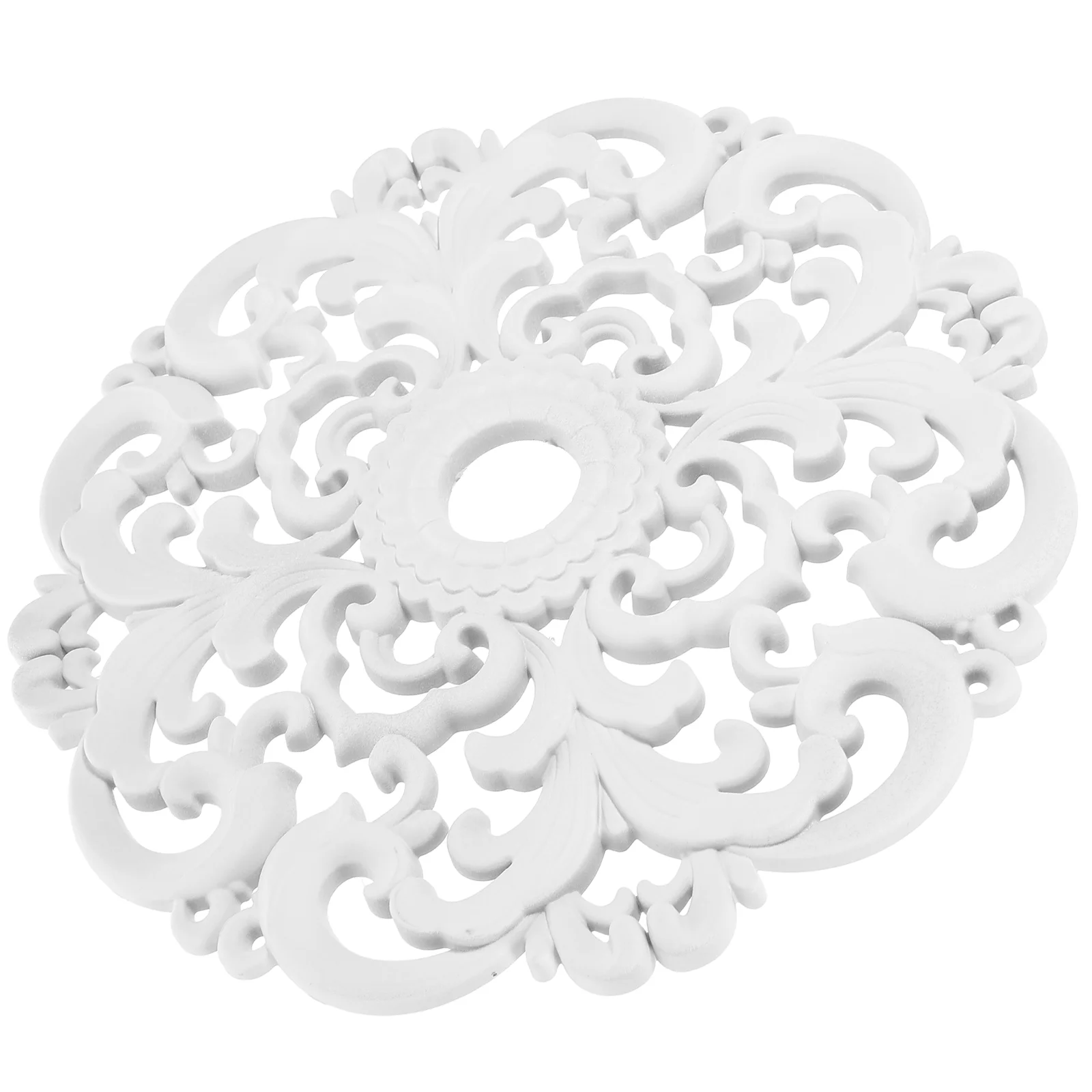 Large Ceiling Rose Polystyrene Imitation Gypsum Suspended Chandelier Light Medallion Lamps Medallions