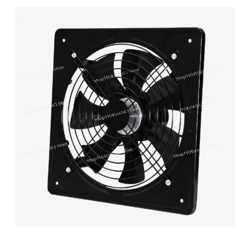 220V Powerful Quiet Kitchen Exhaust Fan, Wall Mount Ventilation Extractor for Oil Smoke Removal DD Series
