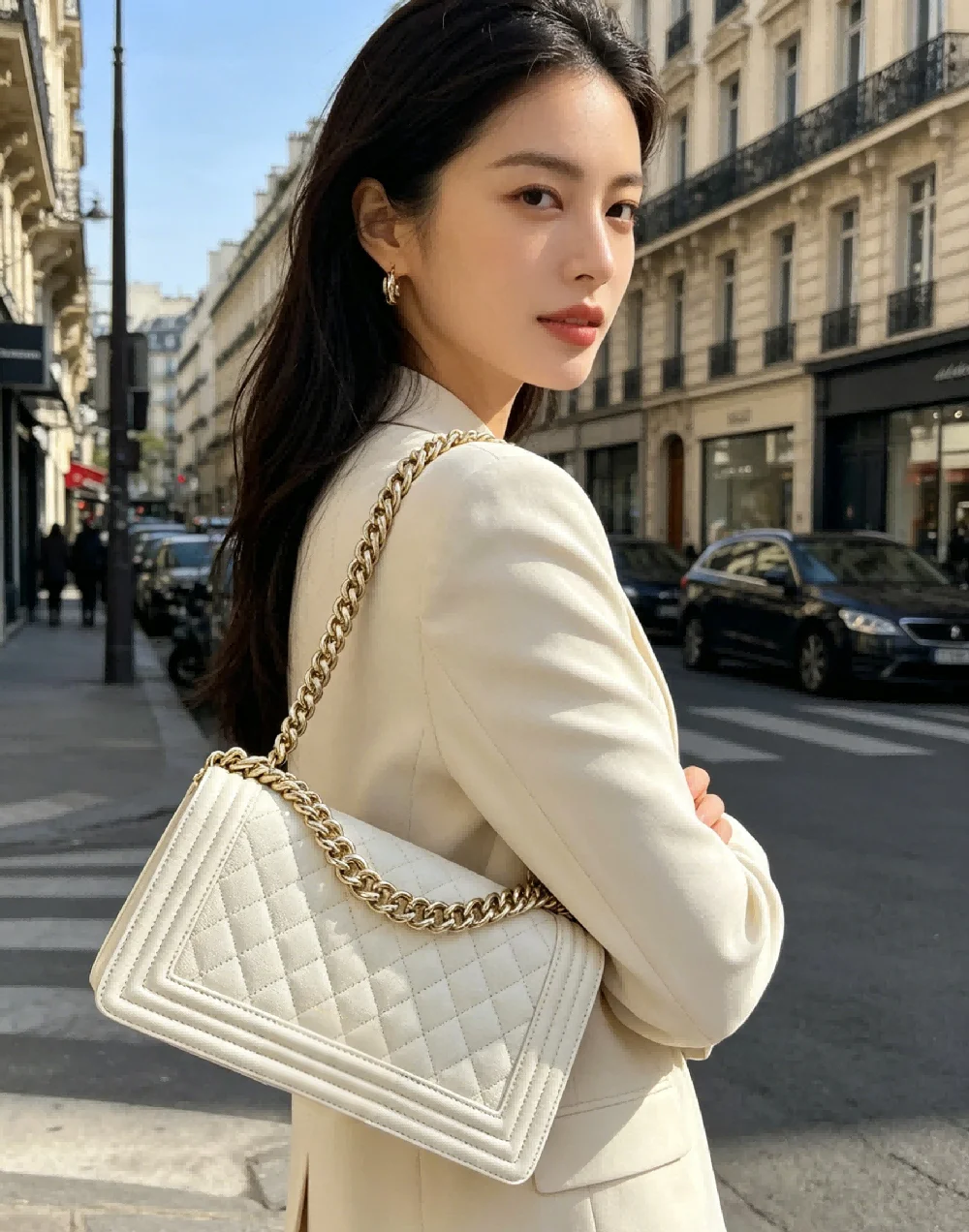 

Y2K New luxurious new style girl's fashion handbag, single shoulder crossbody bag, versatile strap, streetwear high-end look