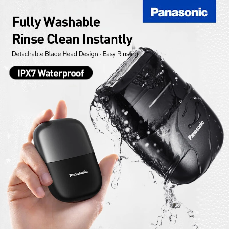 Panasonic Electric Shaver ES-CM20 Men Portable Shaver Rechargeable Wet and Dry Shaver for Facial Hair Removal and Beard Trimming