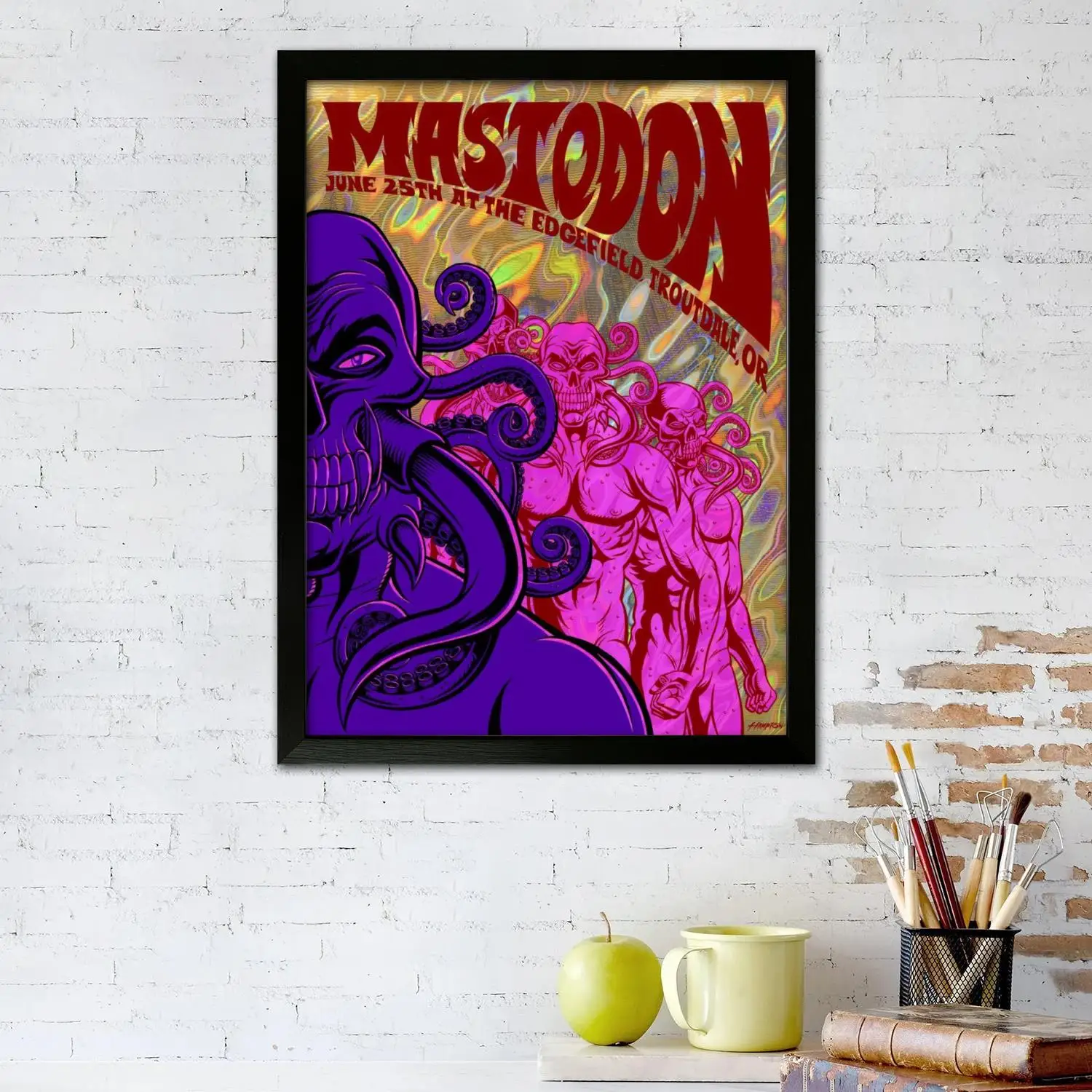 mastodon Canvas Art Poster, Wall Art Picture Print, Modern Family Bedroom Decor Posters,Decorative painting