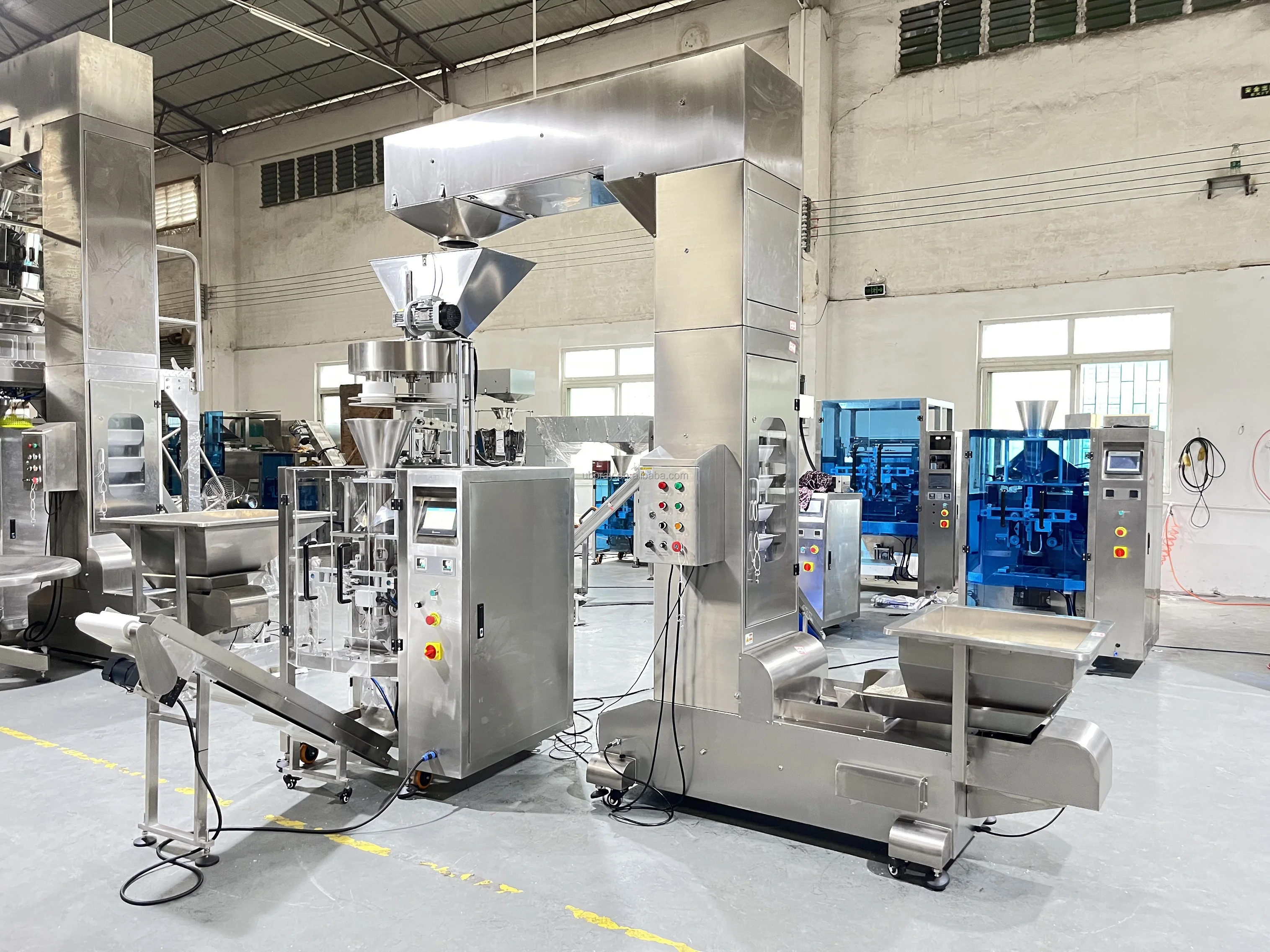 High Accuracy Fully Automatic 1kg 2kg 5kg Granule Cooked Rice Sugar Packing Machine