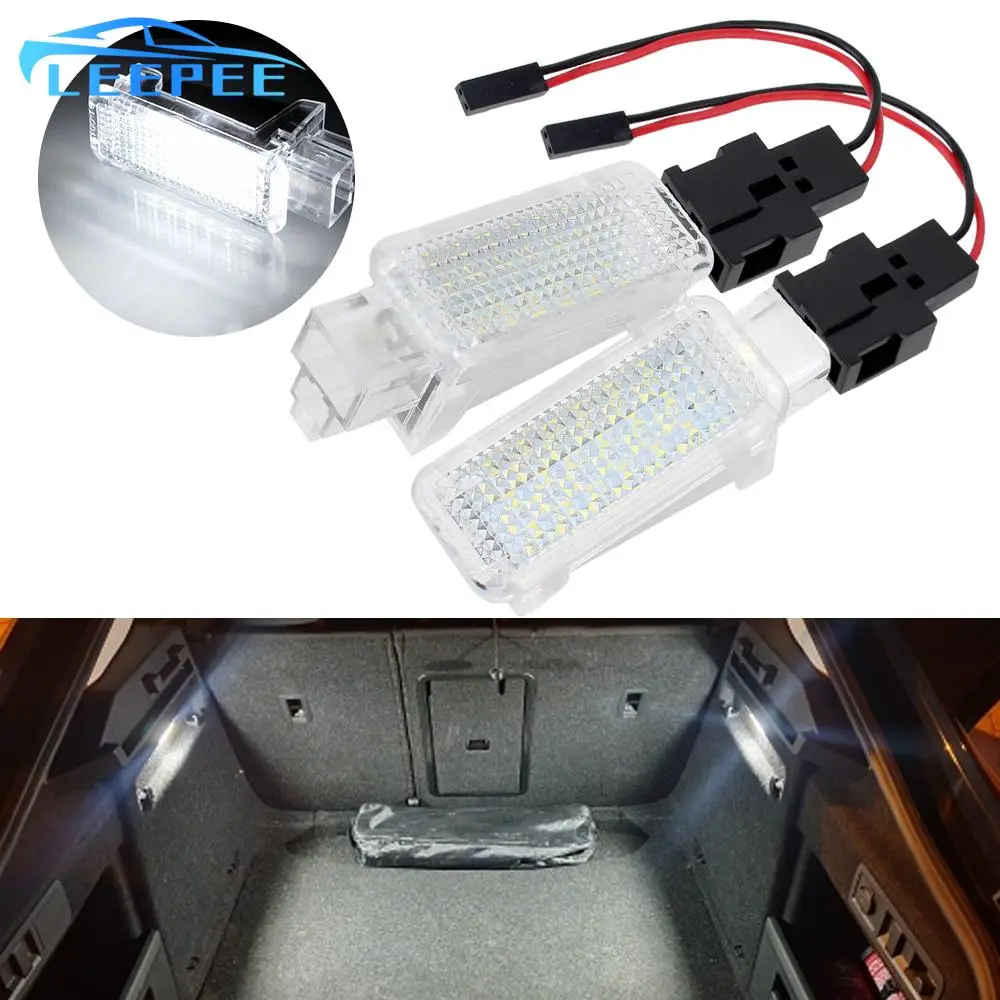 Led Luggage Light Car Trunk Lamp LED Trunk Boot Lights LED Compartment Light 2PCS For Skoda Octavia Fabia Superb Roomster Kodiaq