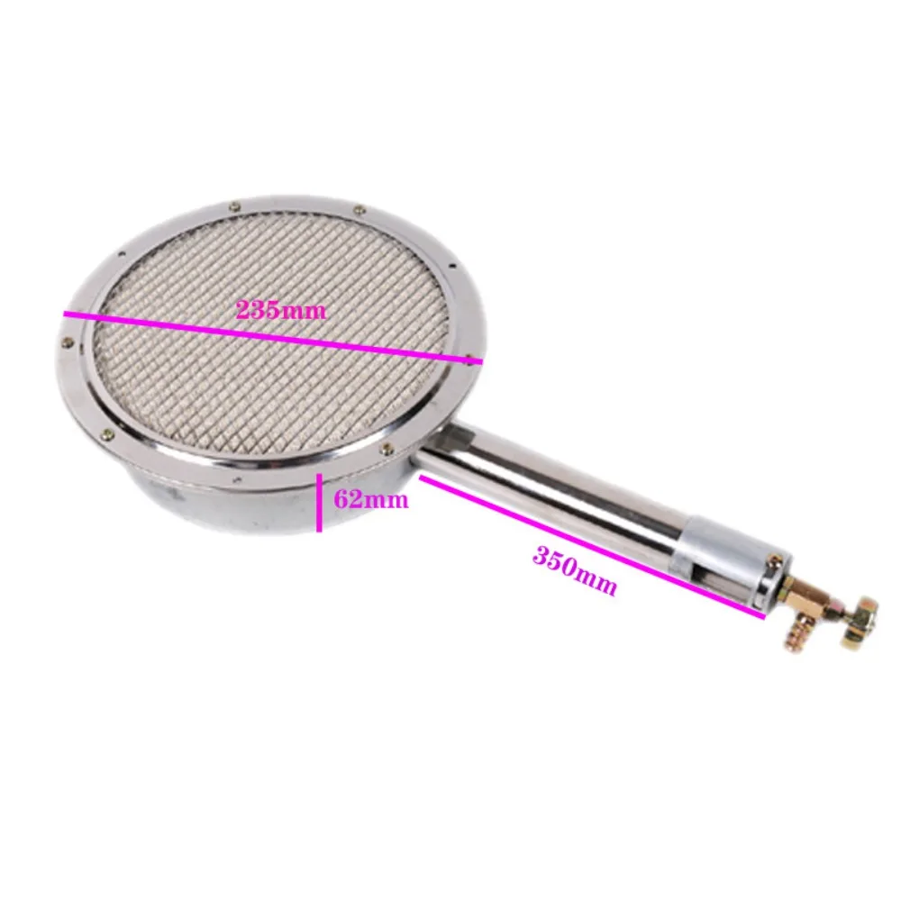 Gas burner, gas burner, infrared burner, round fire, no open flame porcelain plate roast duck burner
