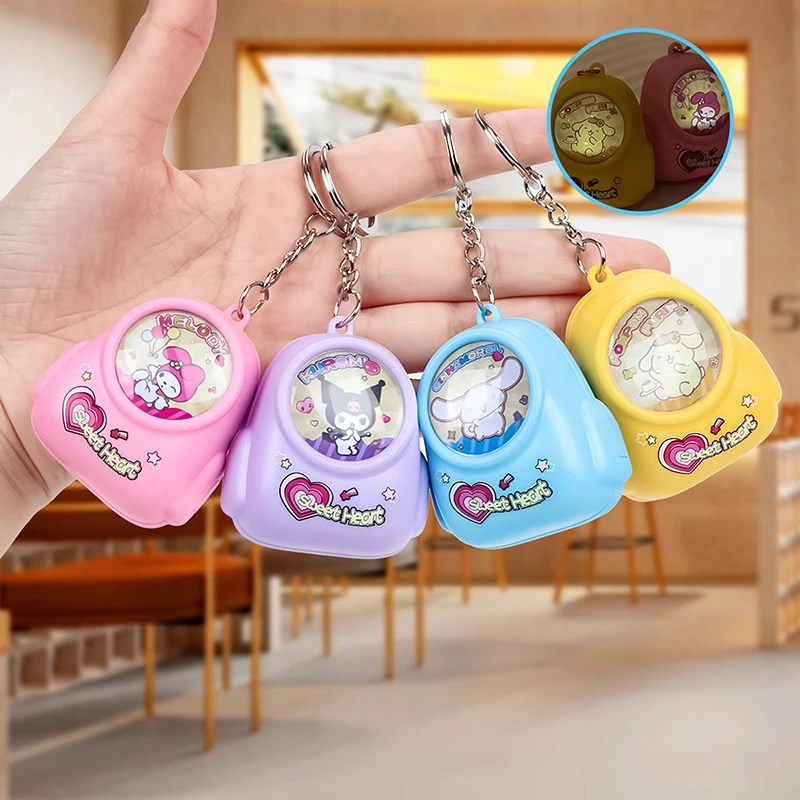 

Kawaii Lovely Sanrio, школьная сумка, брелок для ключей, подвеска, милый мультяшный рюкзак, подвесное украшение, милый модный брелок, подарок
