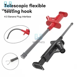 1000V Test Hook Clip Multifunctional Quick Test Hook Clip Professional Insulated High Voltage Flexible Testing Probe Tester Tool