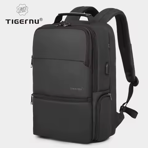 Tigernu Men Expandable Backpack 15.6-19inch Laptop Backpack For Men RFID Anti Theft Bag Travel Bag Schoolbag Cabin Bags Knapsack