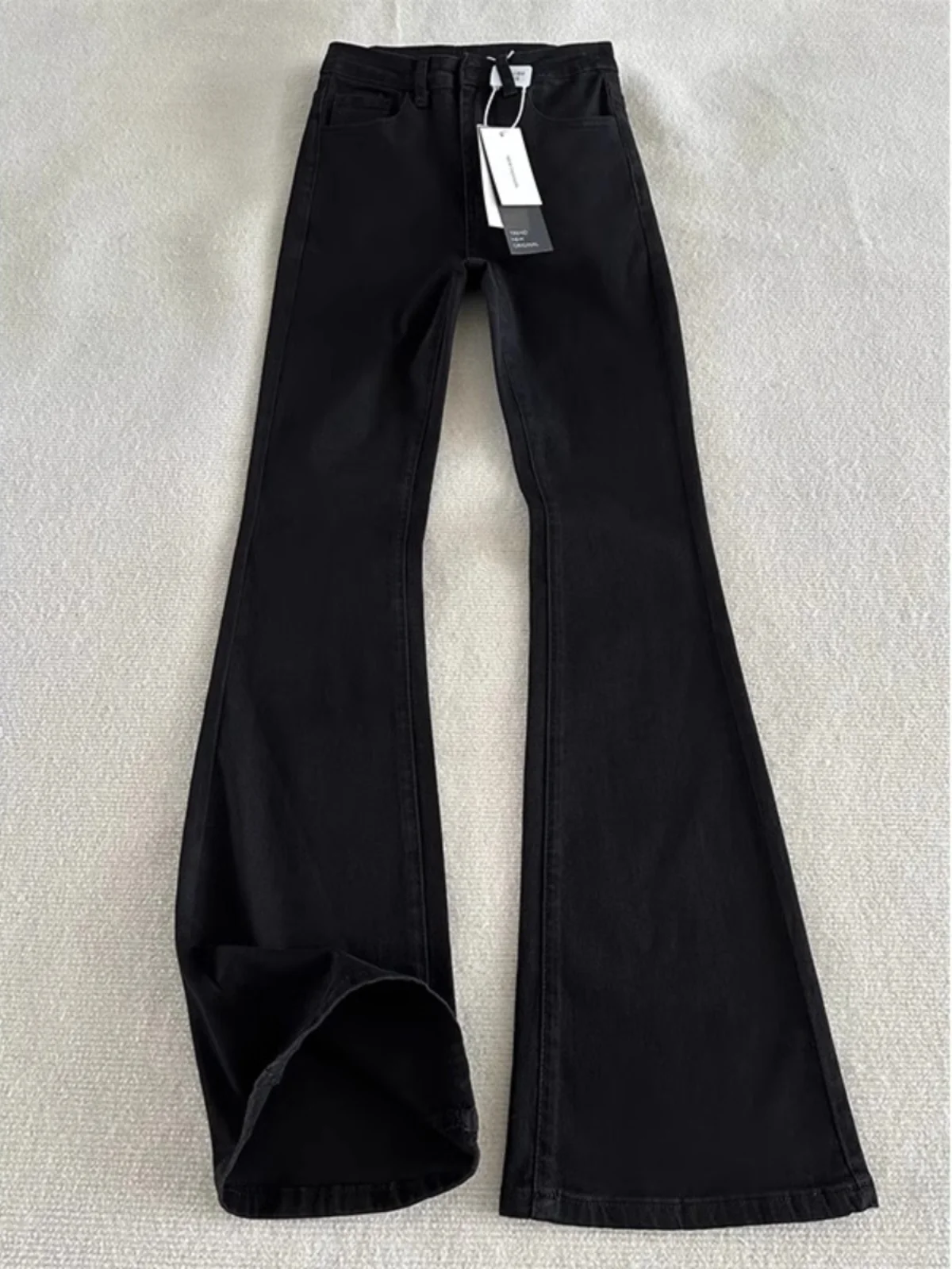 

Мужские джинсы Bla Le Blade, облегающие брюки в американском стиле High Street, узкая версия, расклешенные брюки с прямыми штанинами