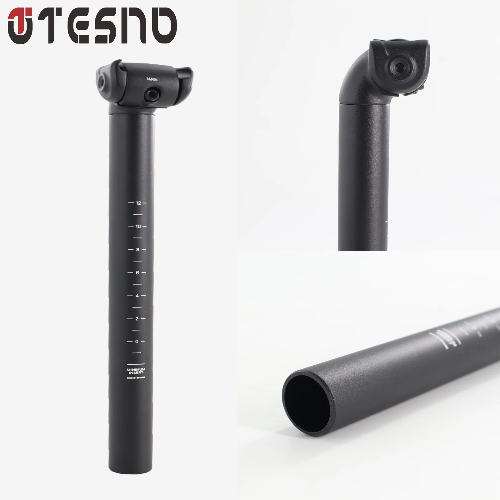 TESNO Bicycle Seatpost Road MTB Mountain Ultralight Aluminum Alloy Bike Seat Tube Seat Post 27.2/30.9/31.6mm*350mm Cycling Parts