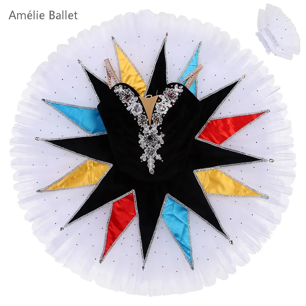 

B25046 Черный бархатный верхний лиф Профессиональная балетная пачка на заказ Балетная пачка для взрослых девочек YAGP Балетная пачка для соревнований