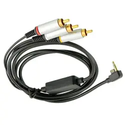 Tranfer RCA Composite AV Cable Cord For PSP 2000 3000 Slim to TV Audio Adapter Accessories