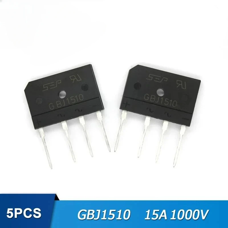 5PCS High quality Diode Bridge Rectifier GBJ1510 GBJ2510 GBJ3510 GBU1510 GBU3510 15A 25A 35A 1000V Rectifiers Diodes
