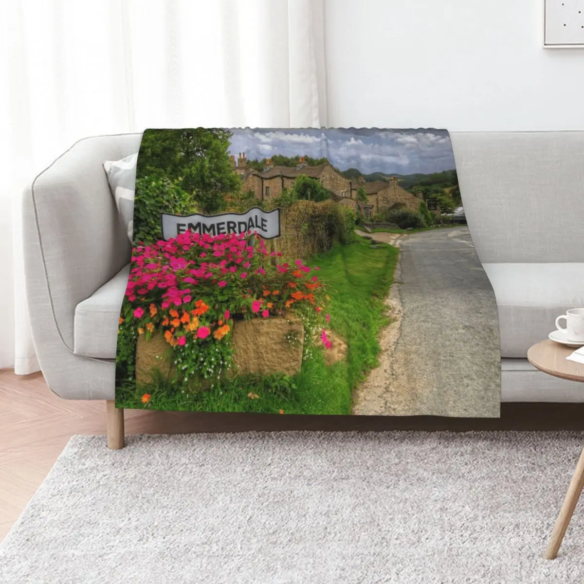 The Village Of Emmerdale Throw Blanket Versatile Cozy Throw Blanket for All Occasions