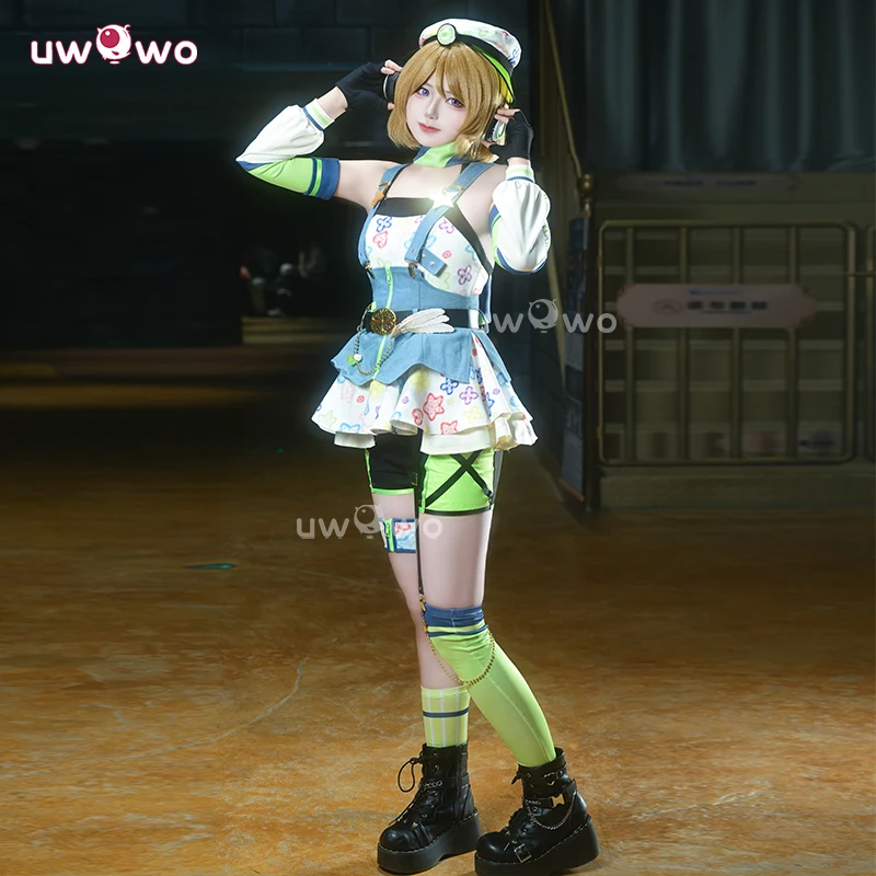 

UWOWO Collab Series: Hanayo Koizumi Cosplay Anime Loveee Live! Hanayo Koizumi Idolized Crayon ver. Cosplay Costume Halloween Cos